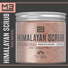 Amazon.com : M3 Naturals Himalayan Salt Infused with Collagen and Stem Cell Body and Face Scrub with Lychee Sweet Almond Oil Skin Care Exfoliating Blackheads Acne Scars Reduces Wrinkles Souffle 12 OZ : Beauty