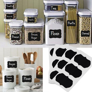 36 Pcs/set Blackboard Sticker Craft Kitchen Jars Organizer Labels Chalkboard