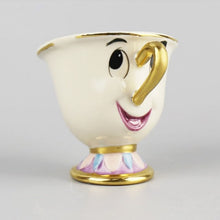 Hot Sale New Cartoon Beauty And The Beast Teapot Mug Mrs Potts Chip Tea Pot Cup 2PCS One Set Lovely Nice Gift Free Shipping