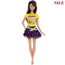 1 PCS Handmade Fashion Outfit Short Dress Cartoon Cute Pattern T-shirt