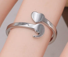 Semicolon Ring for Girl Adjustable Ring Mental Health Ring Inspirational Jewelry Love Life for Graduation Student  R004