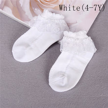 Breathable Cotton Lace Ruffle Princess Mesh Socks Children's Ankle Short Sock White Pink Yellow Baby Girls Kids Toddler