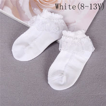 Breathable Cotton Lace Ruffle Princess Mesh Socks Children's Ankle Short Sock White Pink Yellow Baby Girls Kids Toddler