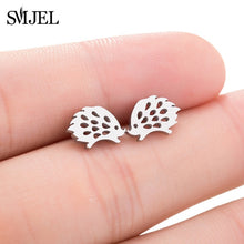 SMJEL Stainless Steel Mickey Stud Earrings for Women Girls