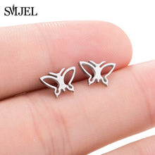 SMJEL Stainless Steel Mickey Stud Earrings for Women Girls