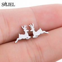 SMJEL Stainless Steel Mickey Stud Earrings for Women Girls