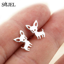 SMJEL Stainless Steel Mickey Stud Earrings for Women Girls