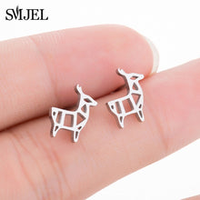 SMJEL Stainless Steel Mickey Stud Earrings for Women Girls