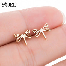 SMJEL Stainless Steel Mickey Stud Earrings for Women Girls