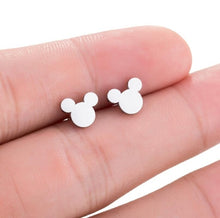 SMJEL Stainless Steel Mickey Stud Earrings for Women Girls