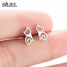 SMJEL Stainless Steel Mickey Stud Earrings for Women Girls