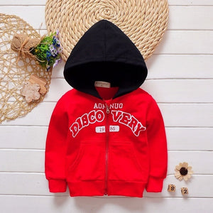 2019 New  Spring Autumn Baby Boys Girls Clothes Cotton Hooded Sweatshirt