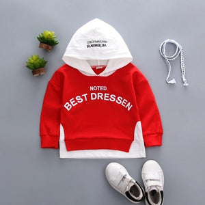 2019 New  Spring Autumn Baby Boys Girls Clothes Cotton Hooded Sweatshirt