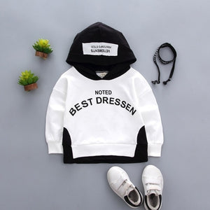 2019 New  Spring Autumn Baby Boys Girls Clothes Cotton Hooded Sweatshirt