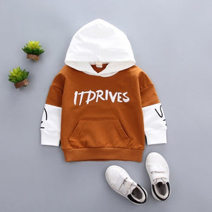 2019 New  Spring Autumn Baby Boys Girls Clothes Cotton Hooded Sweatshirt