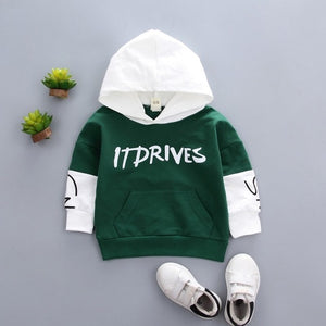 2019 New  Spring Autumn Baby Boys Girls Clothes Cotton Hooded Sweatshirt