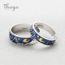 Thaya Genuine Van Gogh's Enamel Rings Jewelry