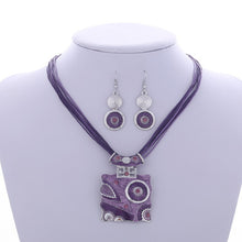 ZOSHI Fashion African Jewelry Set 2019 Leather Chain Enamel Gem Jewelry Sets for Party Bridal Jewelry Sets Summer Jewelry