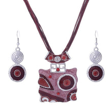 ZOSHI Fashion African Jewelry Set 2019 Leather Chain Enamel Gem Jewelry Sets for Party Bridal Jewelry Sets Summer Jewelry
