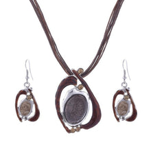 ZOSHI Fashion African Jewelry Set 2019 Leather Chain Enamel Gem Jewelry Sets for Party Bridal Jewelry Sets Summer Jewelry