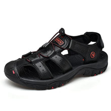 Classic Men Soft Sandals Comfortable Men Summer Shoes Leather Sandals Big Size Soft Sandals Men Roman Comfortable Men Summer