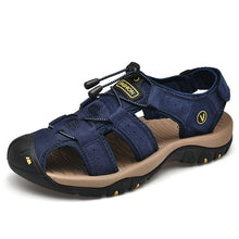 Classic Men Soft Sandals Comfortable Men Summer Shoes Leather Sandals Big Size Soft Sandals Men Roman Comfortable Men Summer