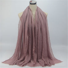 wholesale price 90*180cm women muslim crinkle hijab scarf femme musulman soft cotton headscarf islamic hijab shawls and wraps