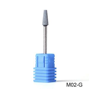 1pcs Opt 16 Type Rubber Silicone Ceramic Milling Burr Nail Art Cutter Polishing Buffer Files Electric Machine Drill Bit TR065