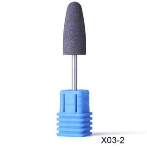 1pcs Opt 16 Type Rubber Silicone Ceramic Milling Burr Nail Art Cutter Polishing Buffer Files Electric Machine Drill Bit TR065