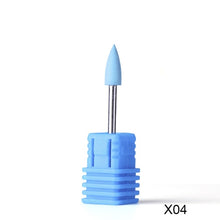 1pcs Opt 16 Type Rubber Silicone Ceramic Milling Burr Nail Art Cutter Polishing Buffer Files Electric Machine Drill Bit TR065