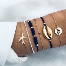 IPARAM Bohemian Shell Map Turtle Bracelet Set 2019 Retro Geometric Statement Female Glamour Fashion Jewelry Jewelry Gift