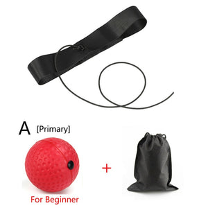 REXCHI Kick Boxing Reflex Ball Head Band Fighting Speed Training Punch Ball Muay Tai MMA Exercise Equipment Accessories