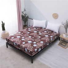 MECEROCK New Printing Bed Mattress Cover Waterproof Mattress Protector Pad Fitted Sheet Separated Water Bed Linens with Elastic