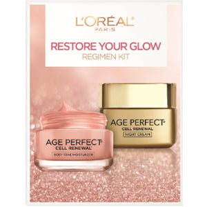 ($43.98 Value) L'Oreal Paris Skincare Age Perfect Regimen Kit, 3 Piece Set